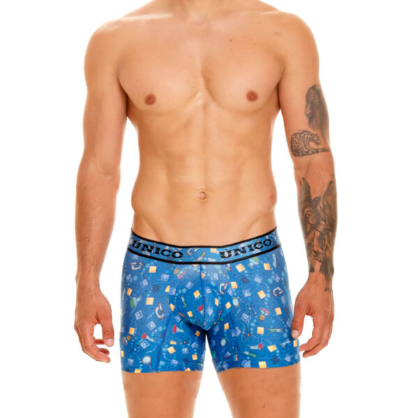 Ropa interior para hombre de Mundo Único. Bóxers modelo Quimica, corte corto.